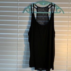 NWOT Pure Barre Black Lace Women’s Top Size Small